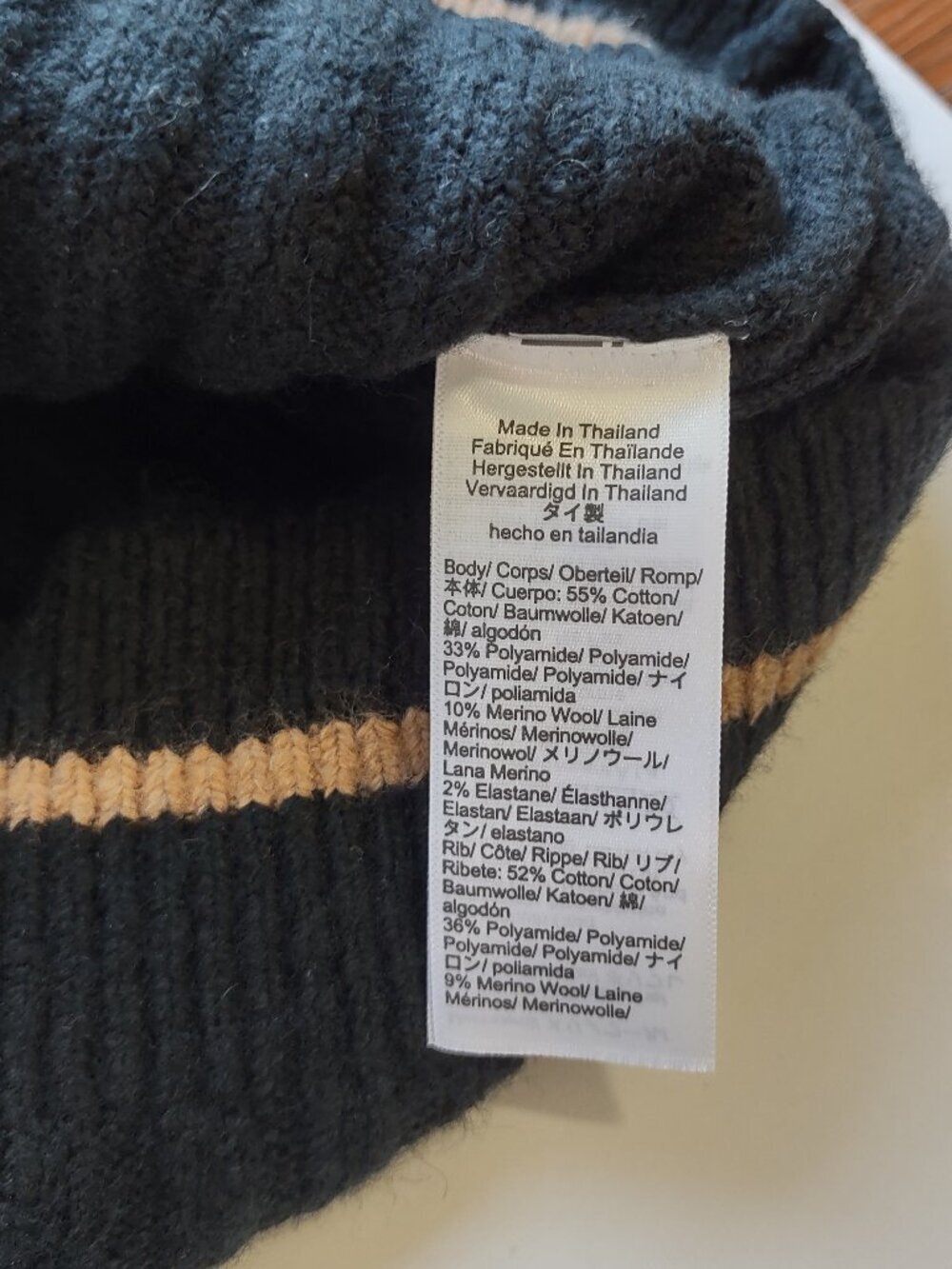 Madewell Puff Sleeve Cardigan Size Small Merino Blend Soft Knit Preppy Capsule - Picture 6 of 7